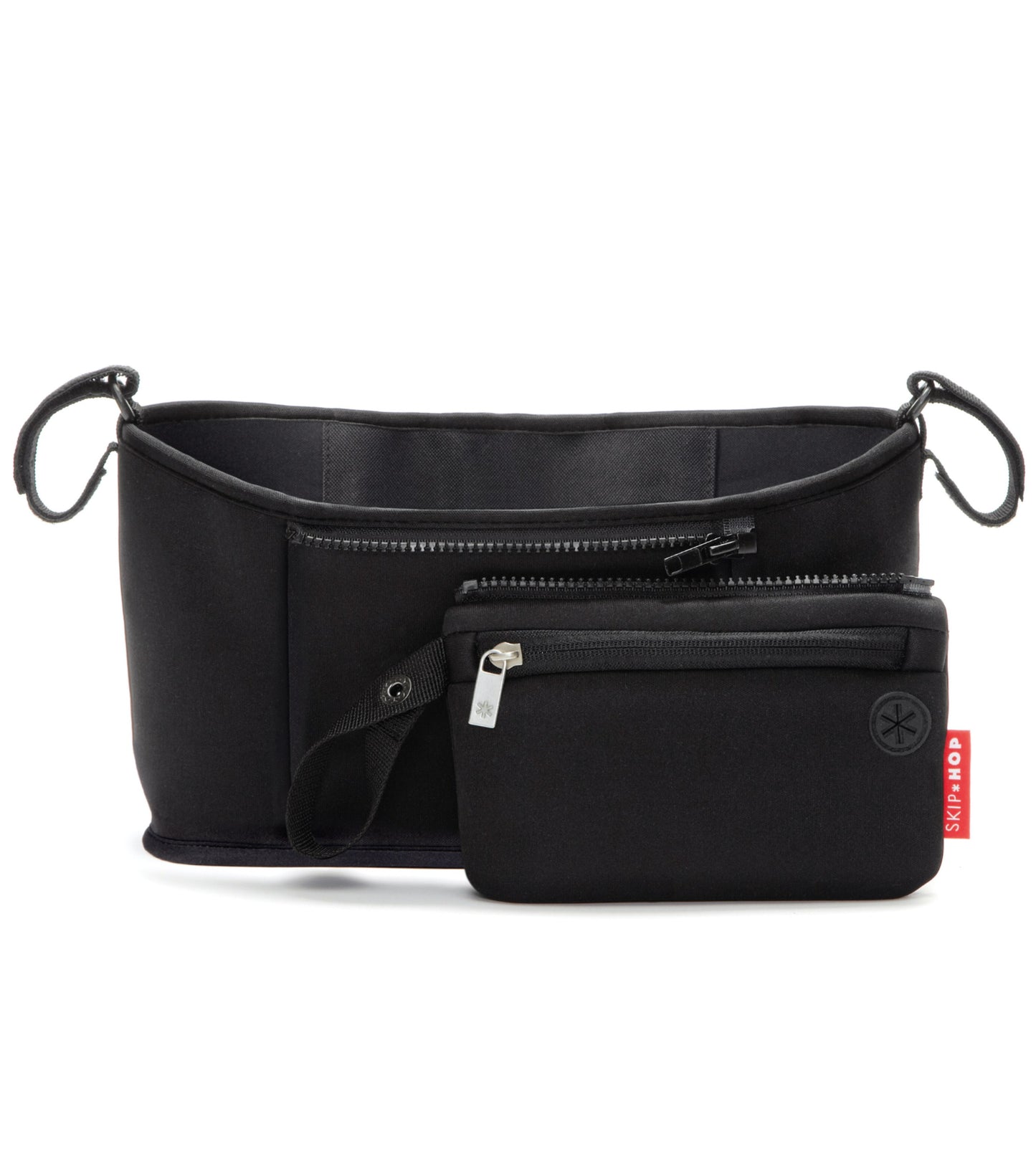 Zip-off wristlet to use independently