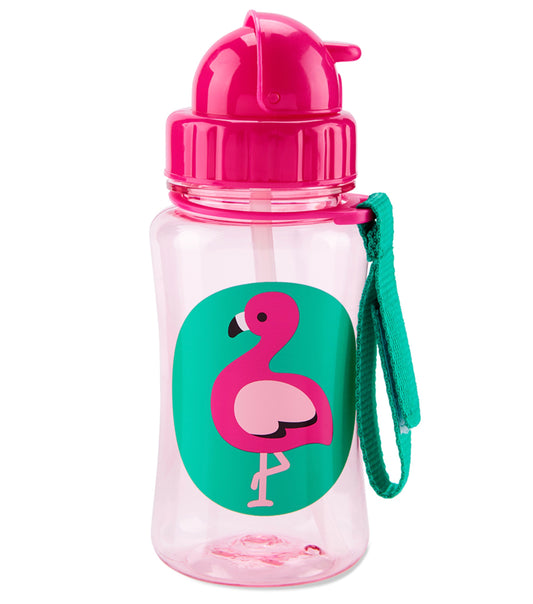 Skip Hop Zoo Straw Bottle - Flamingo