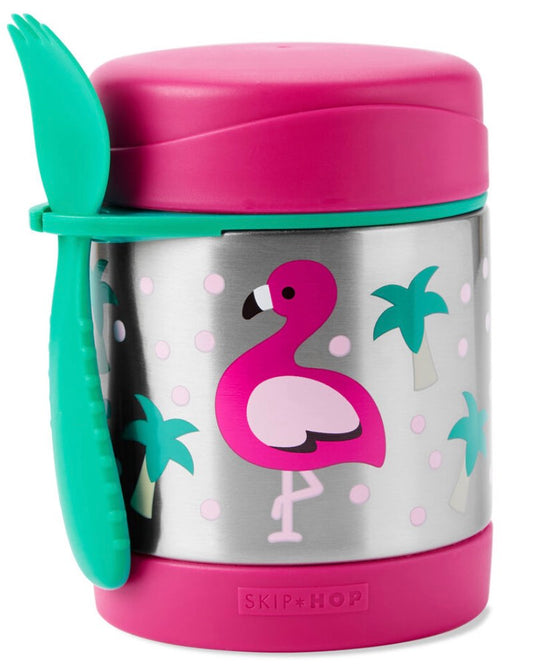 Skip Hop Zoo Insulated Food Jar - Flamingo