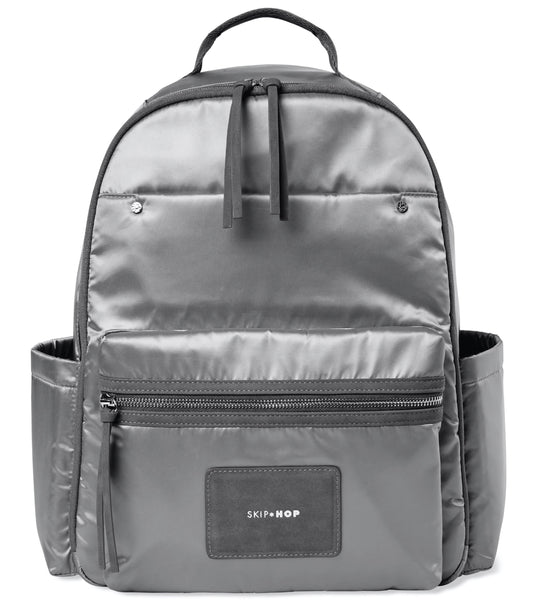 Skip Hop Skyler Nappy Backpack - Shiny Grey