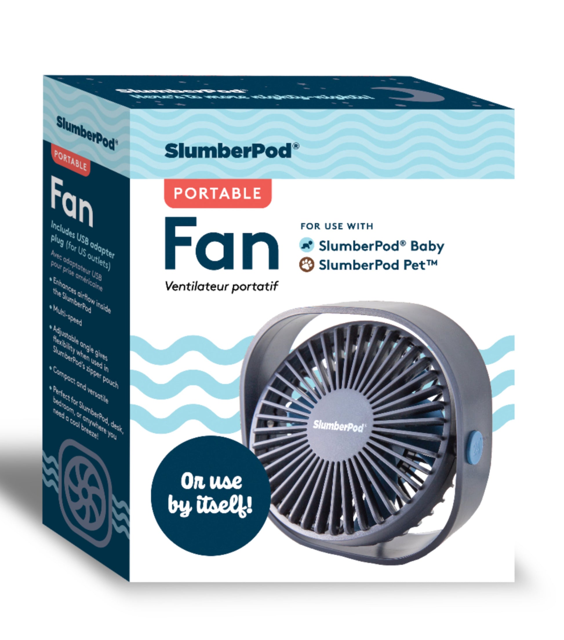 SlumberPod Portable USB Fan