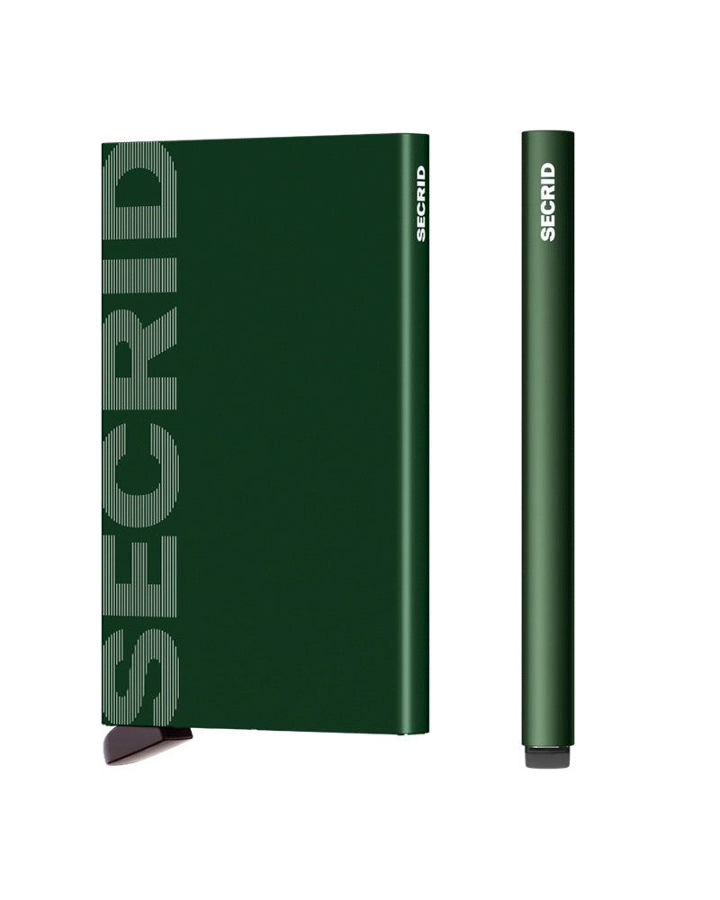 Secrid Cardprotector - Laser Logo Series Green (Front and Side)