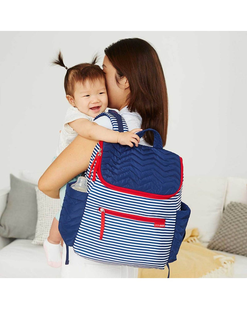 Skip Hop Five Star Mommy Backpack Nappy Bag - Nautical