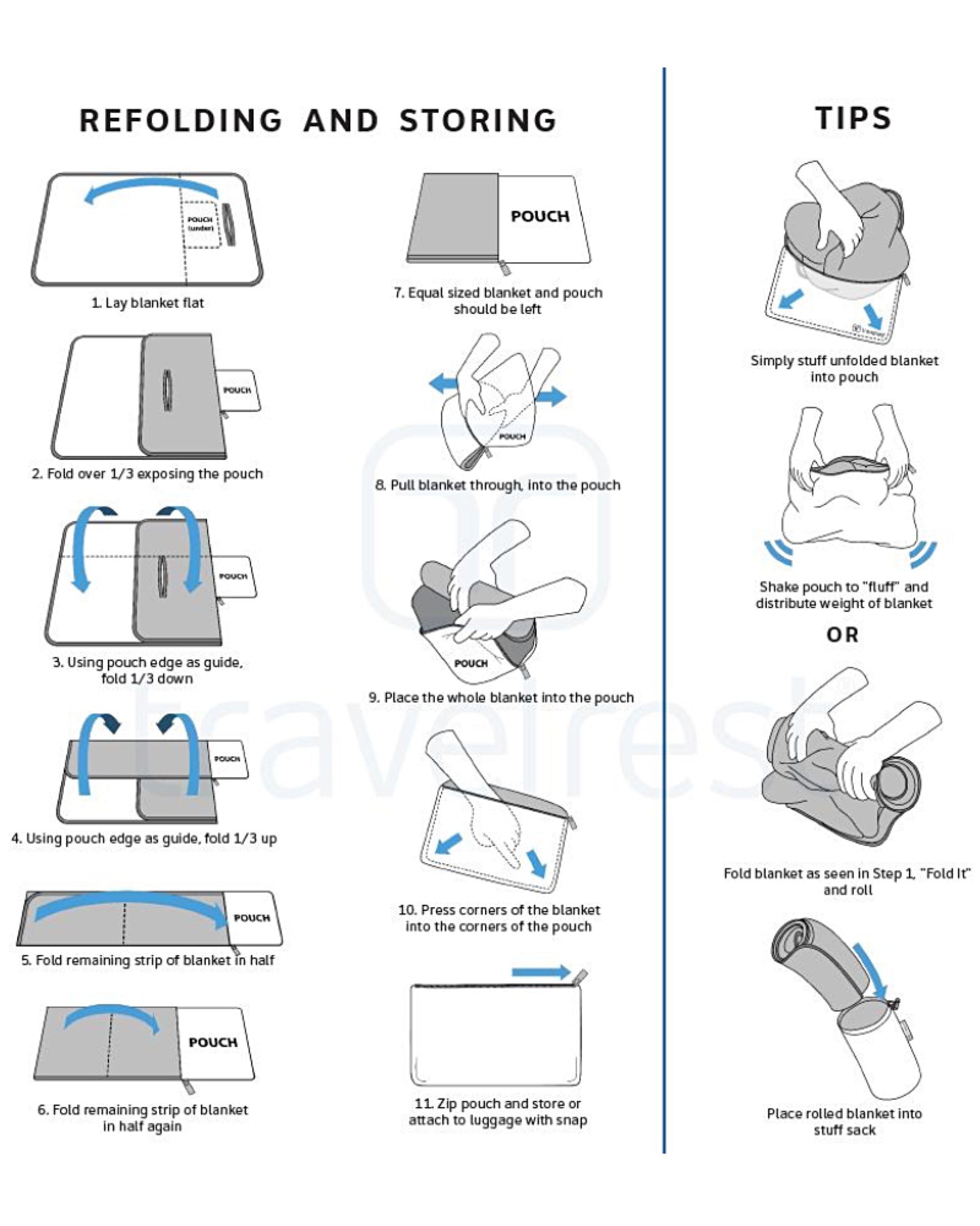 How to fold your blanket