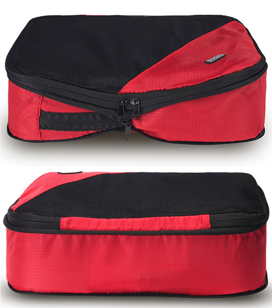 Tosca Medium Compression Packing Cubes (2 Pack) - Red