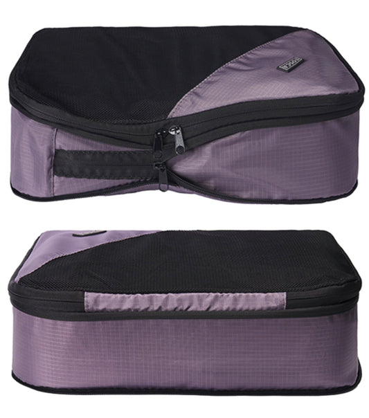 Tosca Small Compression Packing Cubes (2 Pack) - Black