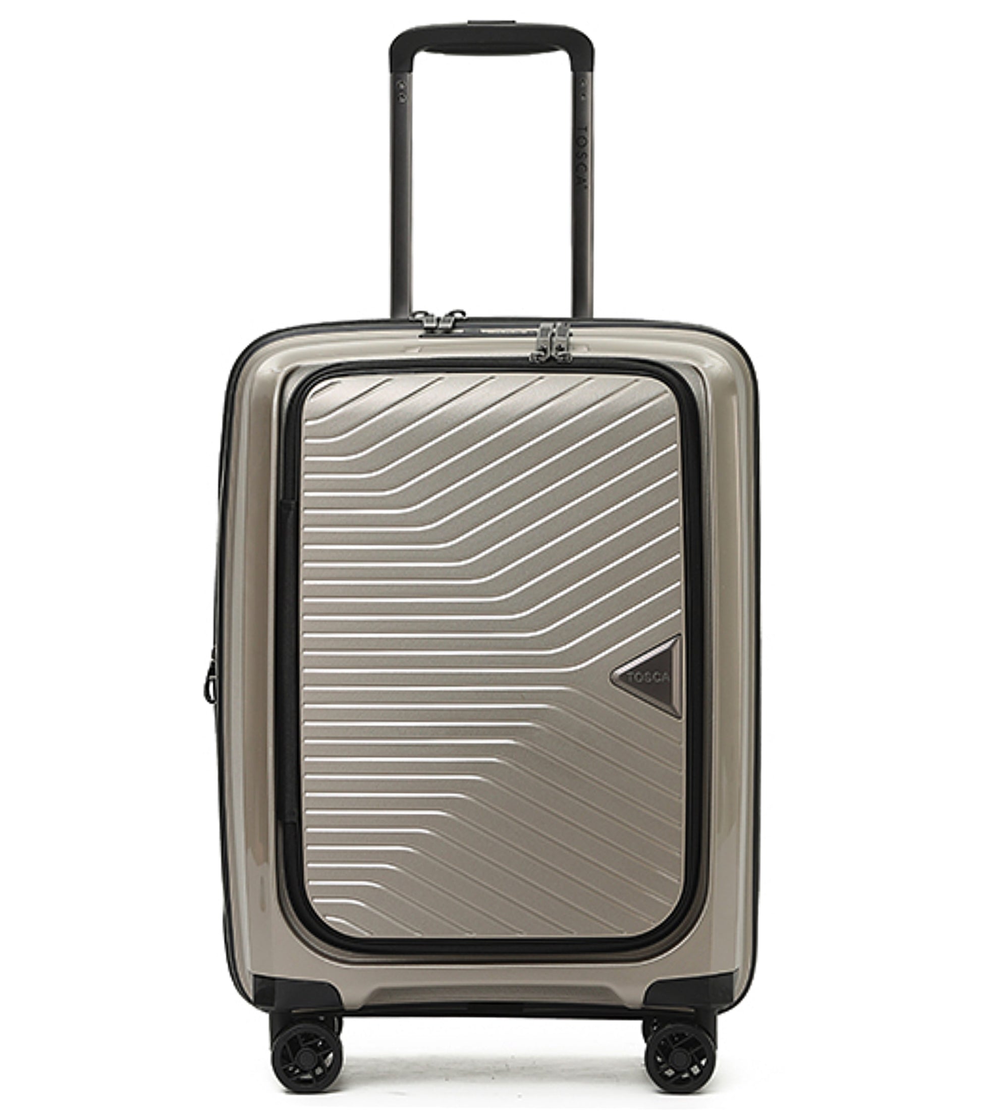 Tosca Space-X 55 cm 4-Wheel Carry-on Case - Champagne