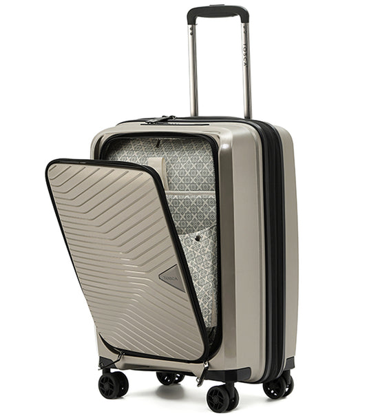 Tosca Space-X 55 cm 4-Wheel Laptop Carry On Suitcase - Champagne