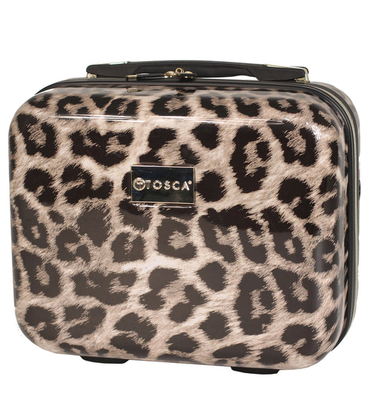 Tosca Leopard Onboard Beauty Case