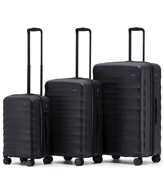  Tosca Interstellar 2.0 - 4-Wheel Expandable Luggage Set of 3 - Black (Small, Medium and Large)