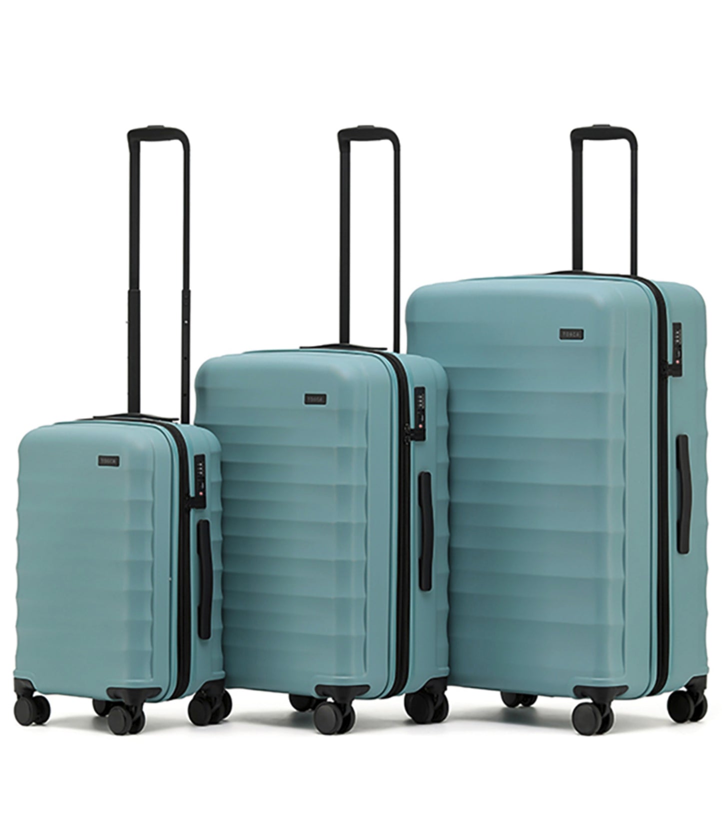 Tosca Interstellar 2.0 - 4-Wheel Expandable Luggage Set of 3 - Ocean Blue (Small, Medium and Large)