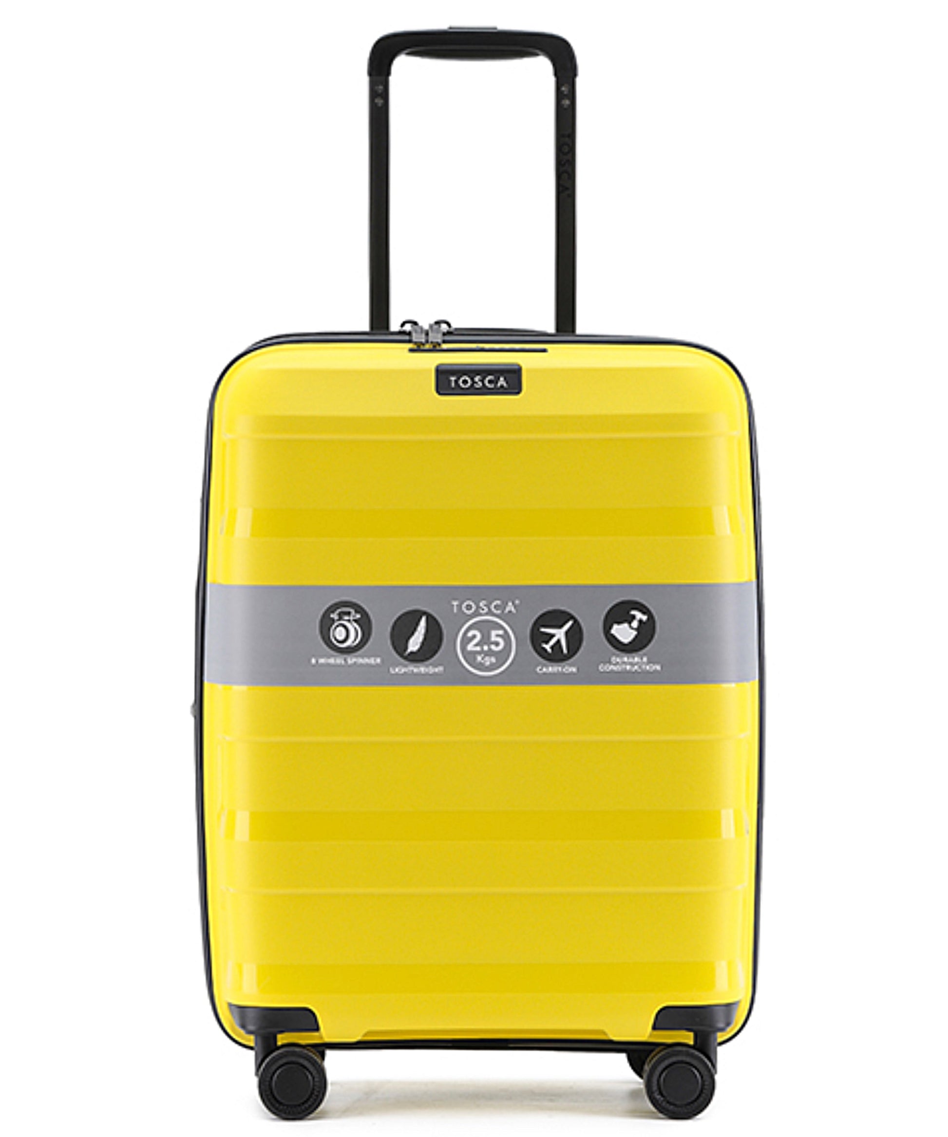 Tosca Comet 55 cm Hardside Carry-On Case - Yellow