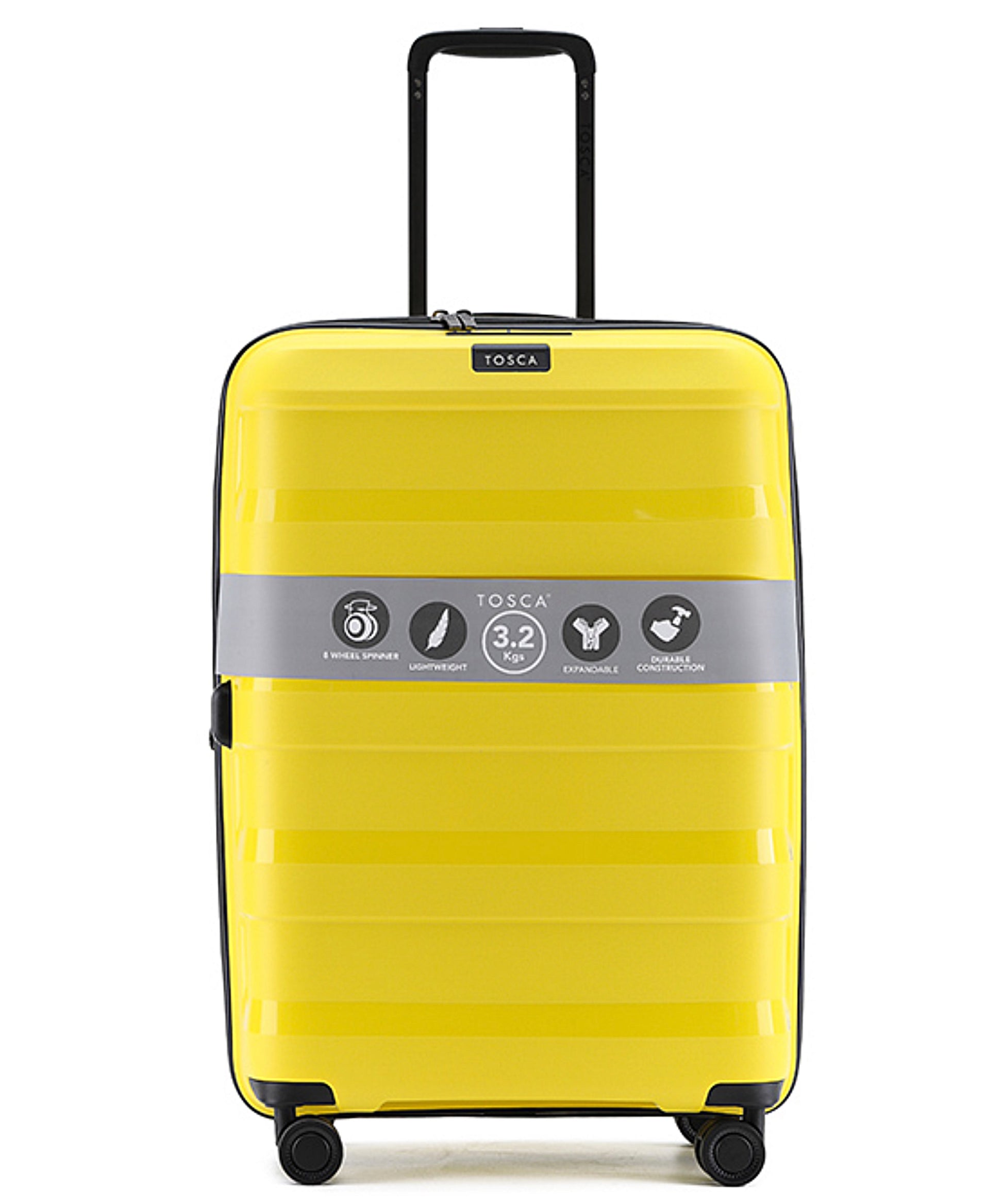 Tosca Comet 67 cm Hardside Medium Case - Yellow