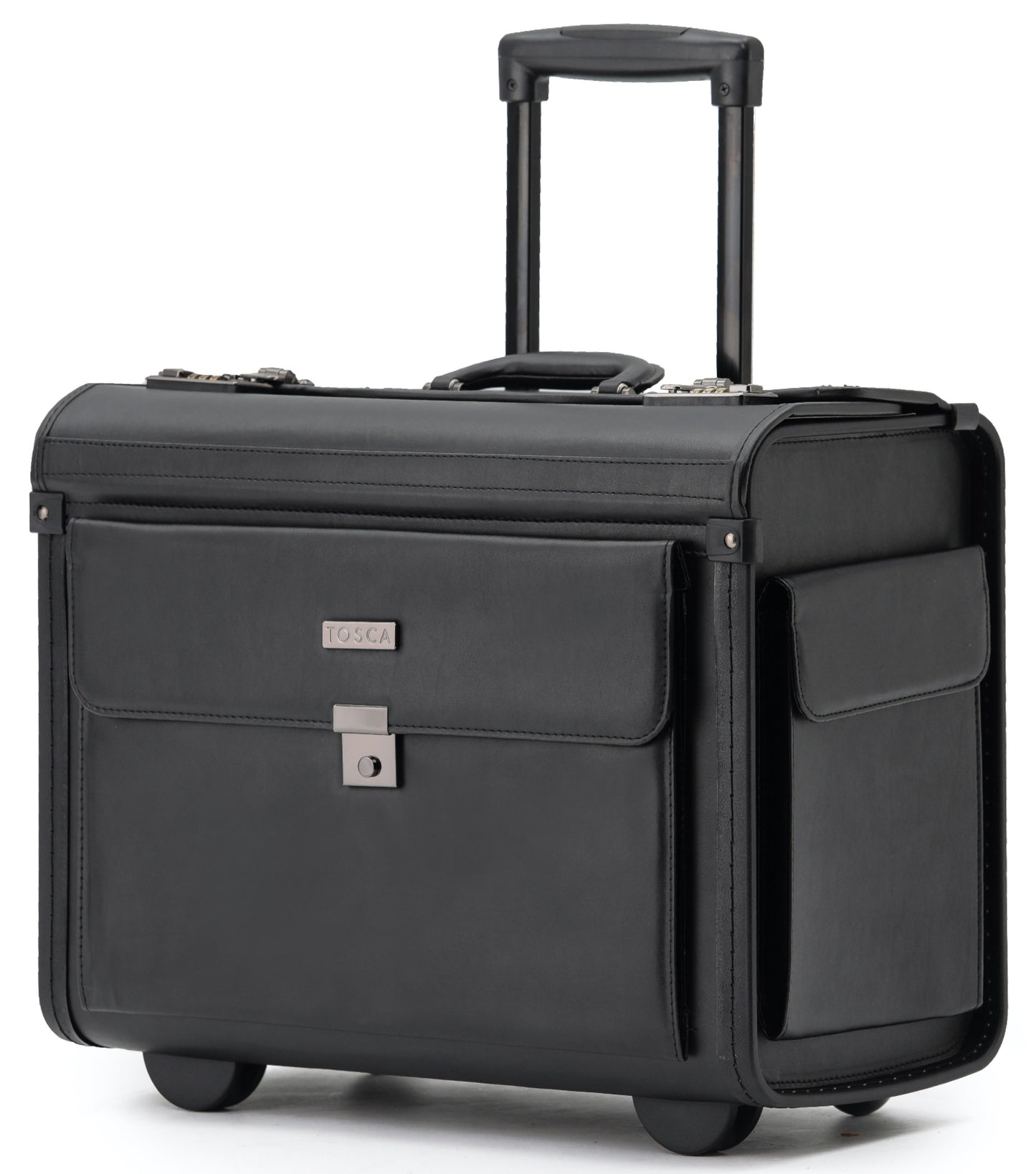 Tosca Pilot Case Wheeled Carry-on - Black