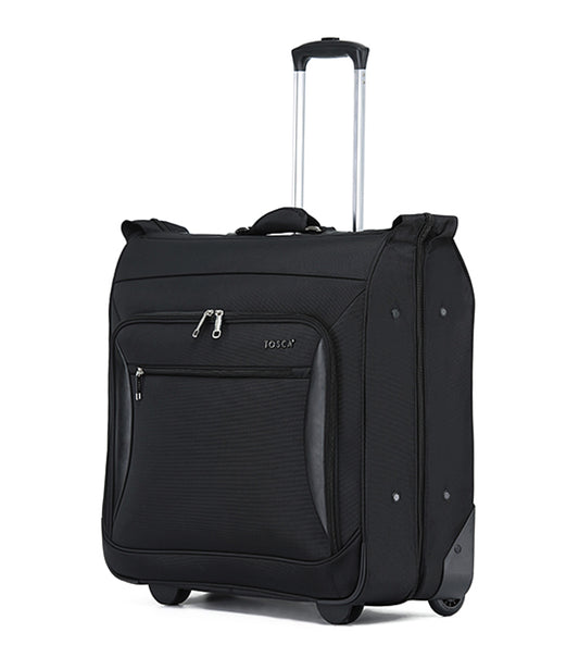 Tosca Deluxe Wheeled Garment Bag - Black