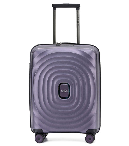 Tosca Eclipse 55 cm 4 Wheel Carry-On Case - Purple