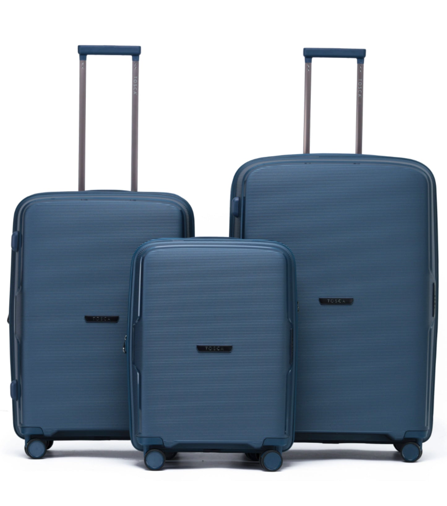 Tosca Bel-Air Suitcase Set of 3 - Blue (Carry-on, Medium, Large)