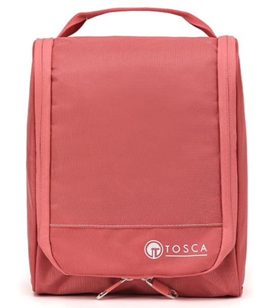 Tosca Hanging Toiletry Travel Organiser - Peach