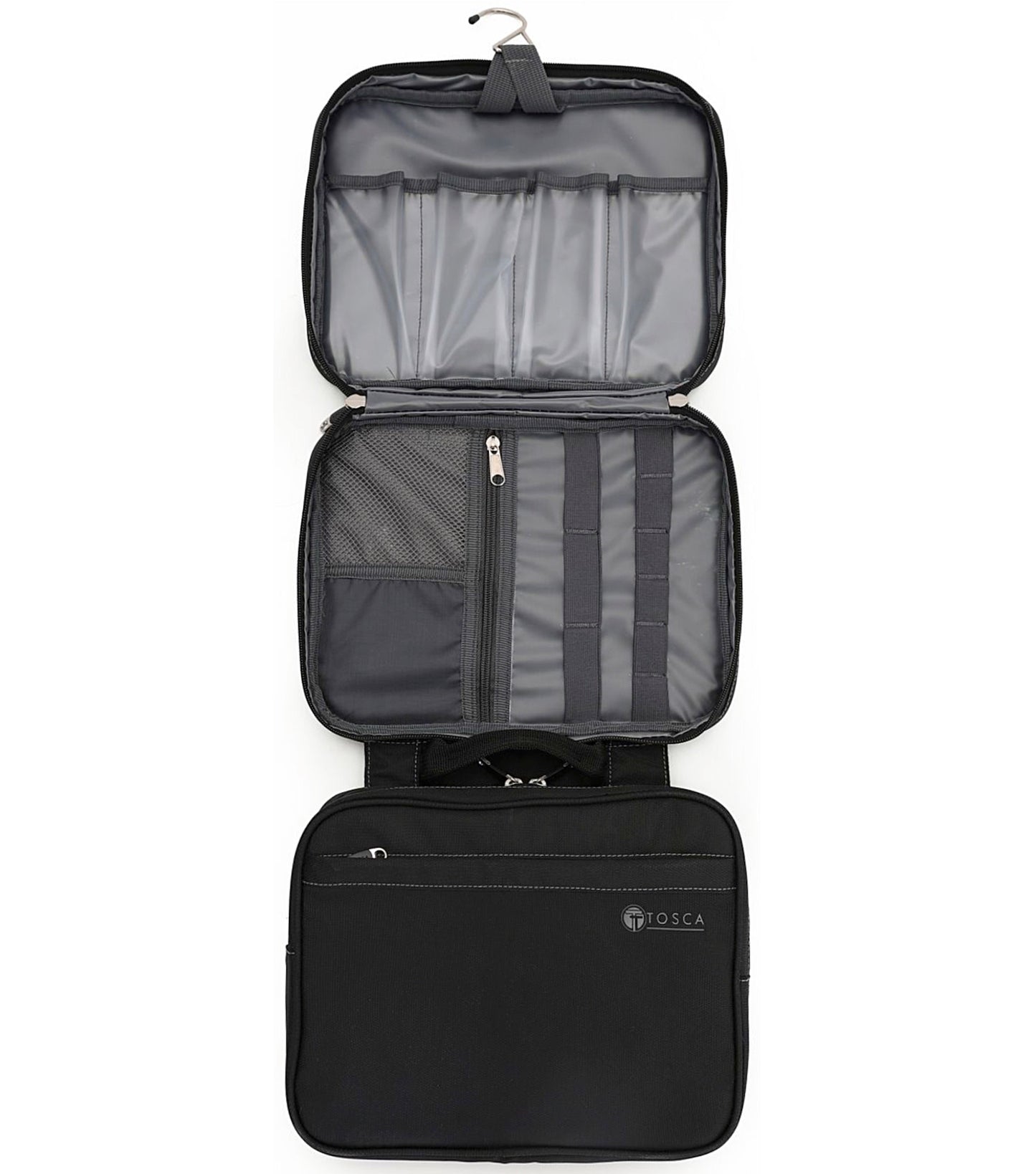  Tosca Deluxe Toiletry Travel Organiser - Black