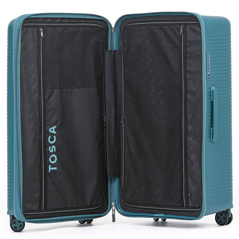 Tosca Imperial 65 cm Hardside Medium Trunk Suitcase - Blue / Aqua