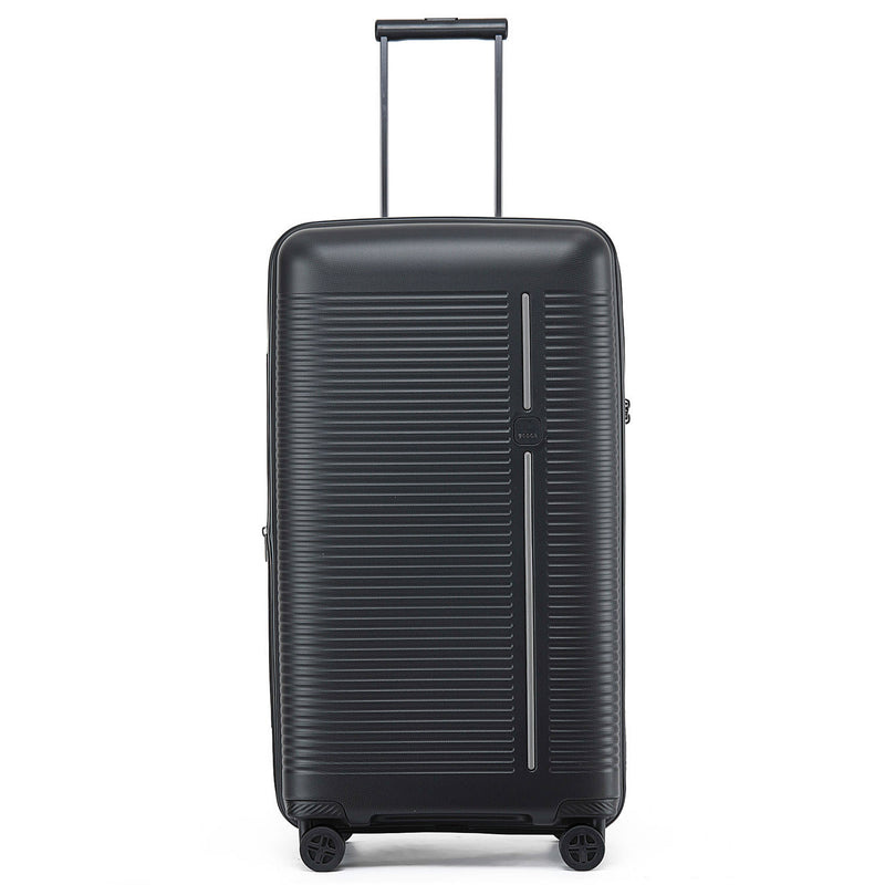 Tosca Imperial 78 cm Hardside Large Trunk Suitcase - Black / Grey