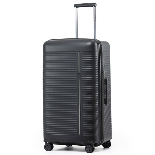 Tosca Imperial 78 cm Hardside Large Trunk Suitcase - Black / Grey