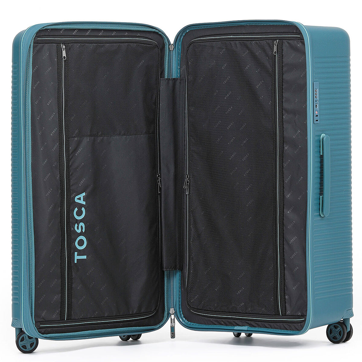 Tosca Imperial 78 cm Hardside Large Trunk Suitcase - Blue / Aqua