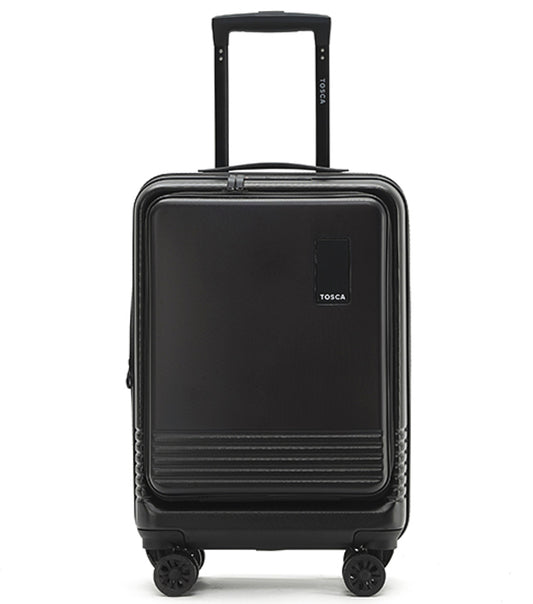 Tosca Horizon 53 cm 4-Wheel Expandable Laptop Carry-On Case - Black