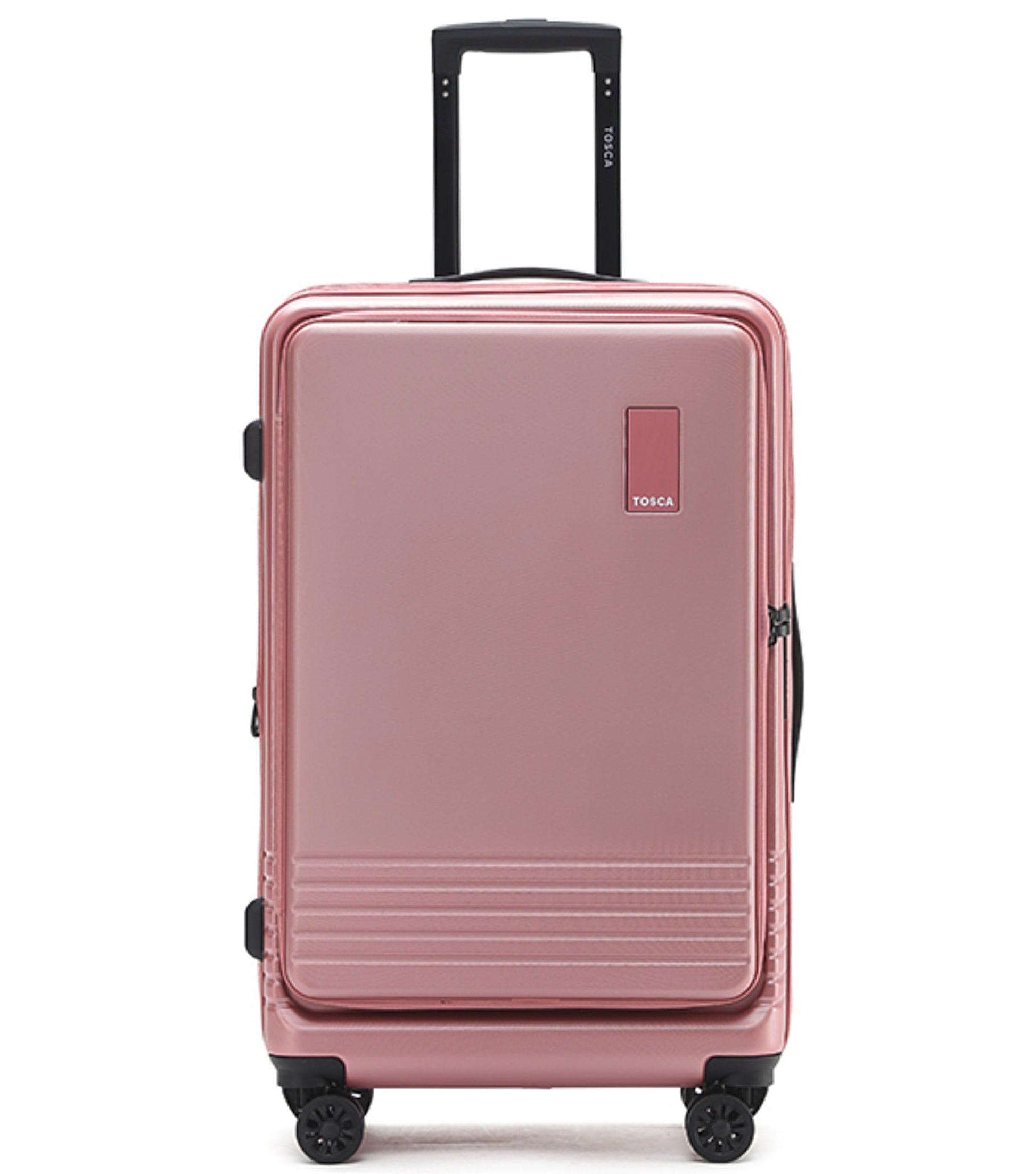 Tosca Horizon 66 cm 4-Wheel Expandable Front Opening Case - Rose