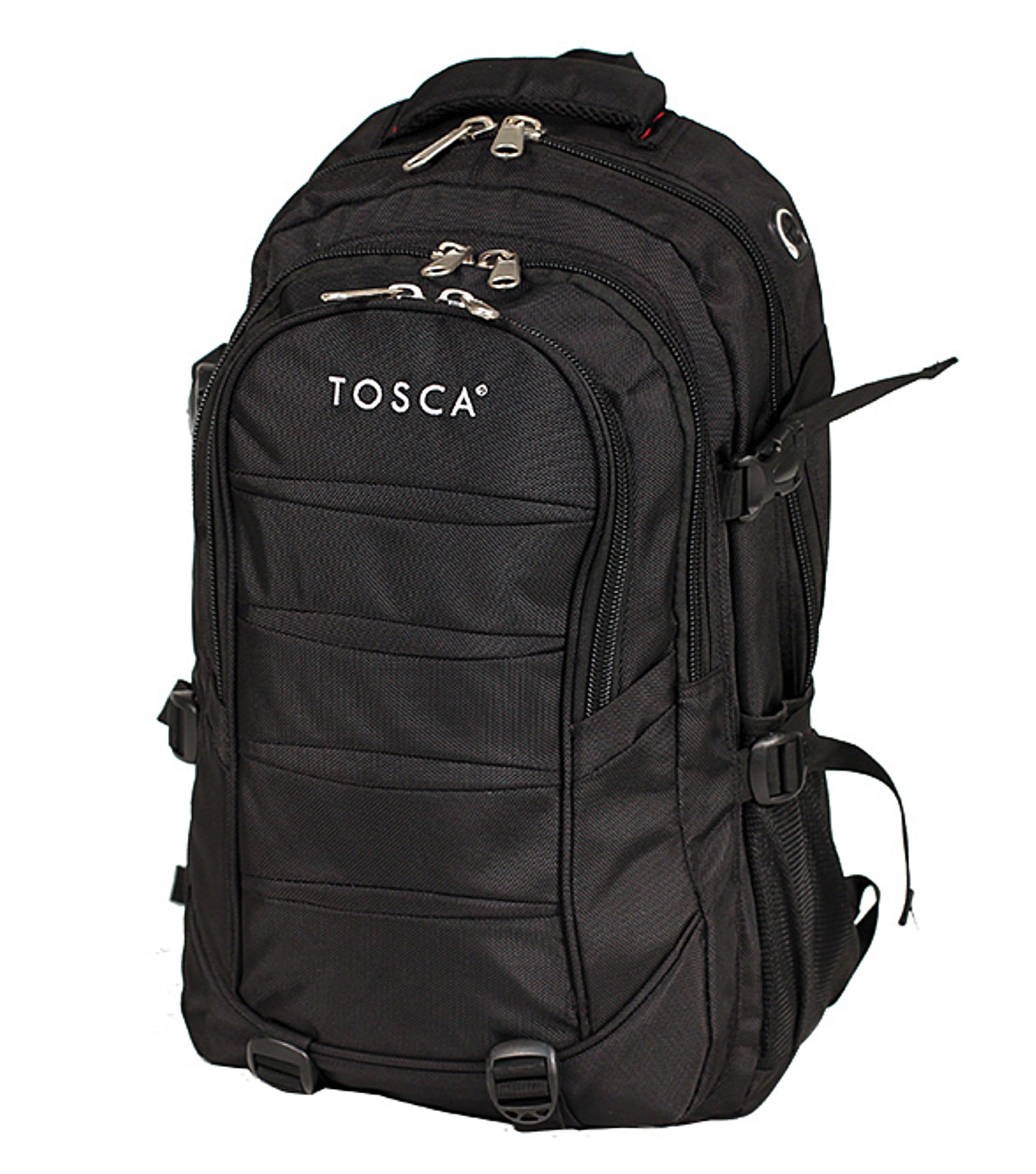 Tosca Deluxe 15.4" Laptop Backpack - Black