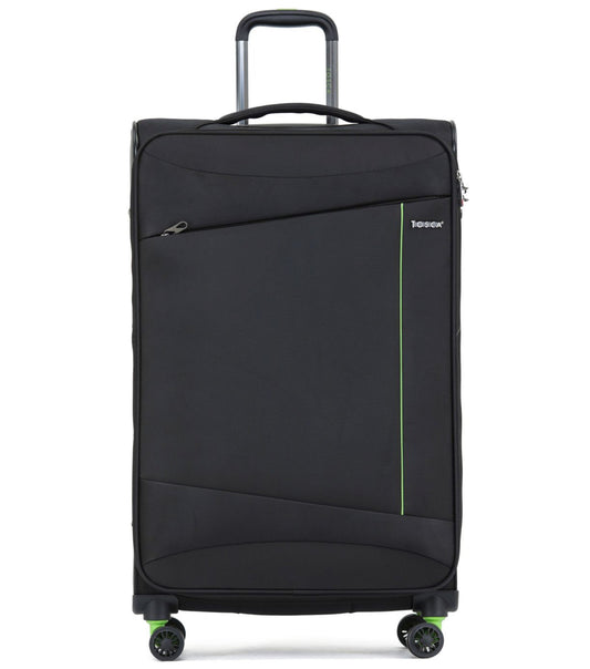 Tosca Max Lite 3.0 - 78 cm 4 Wheel Soft Spinner Case - Black / Lime