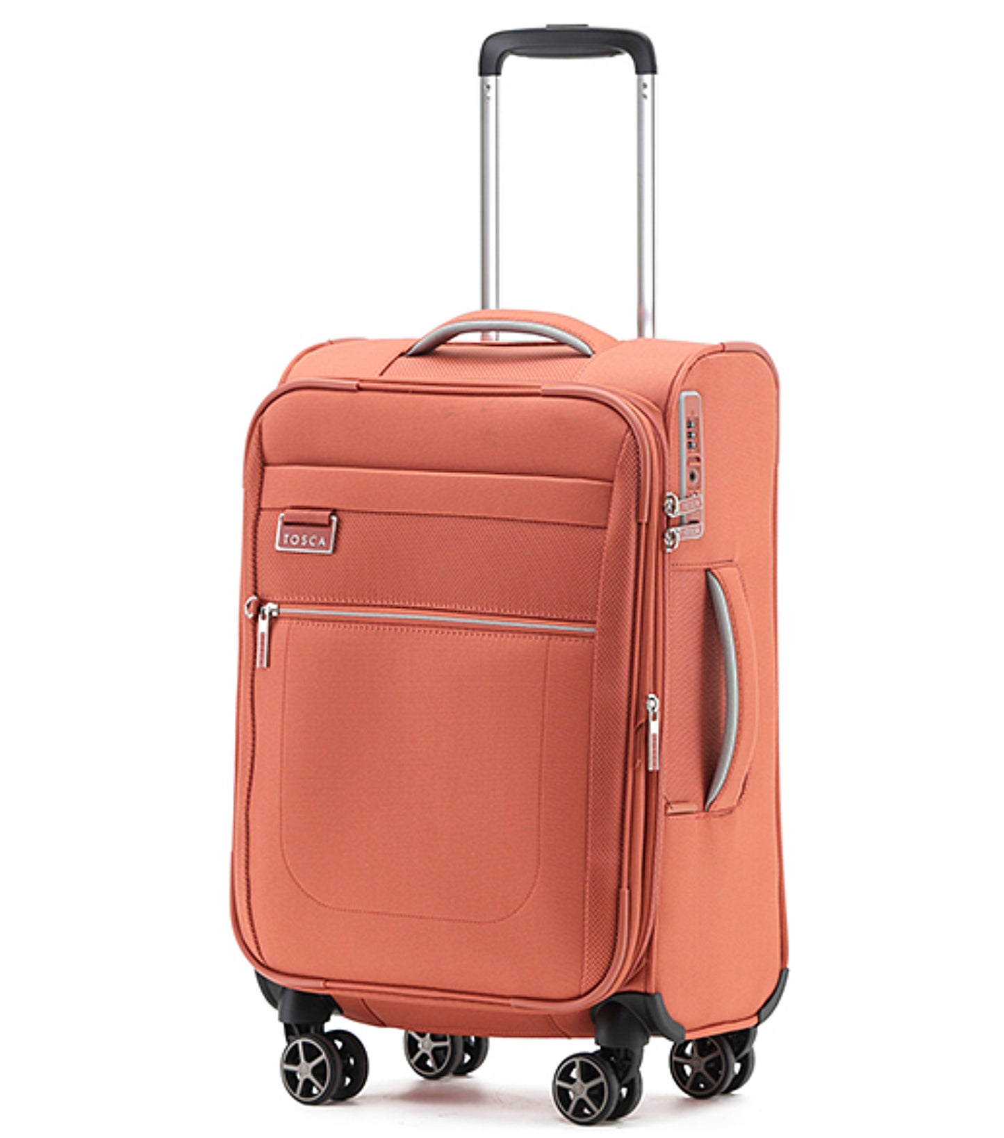 Tosca Vega 55 cm 4-Wheel Carry-on Spinner Luggage - Rust