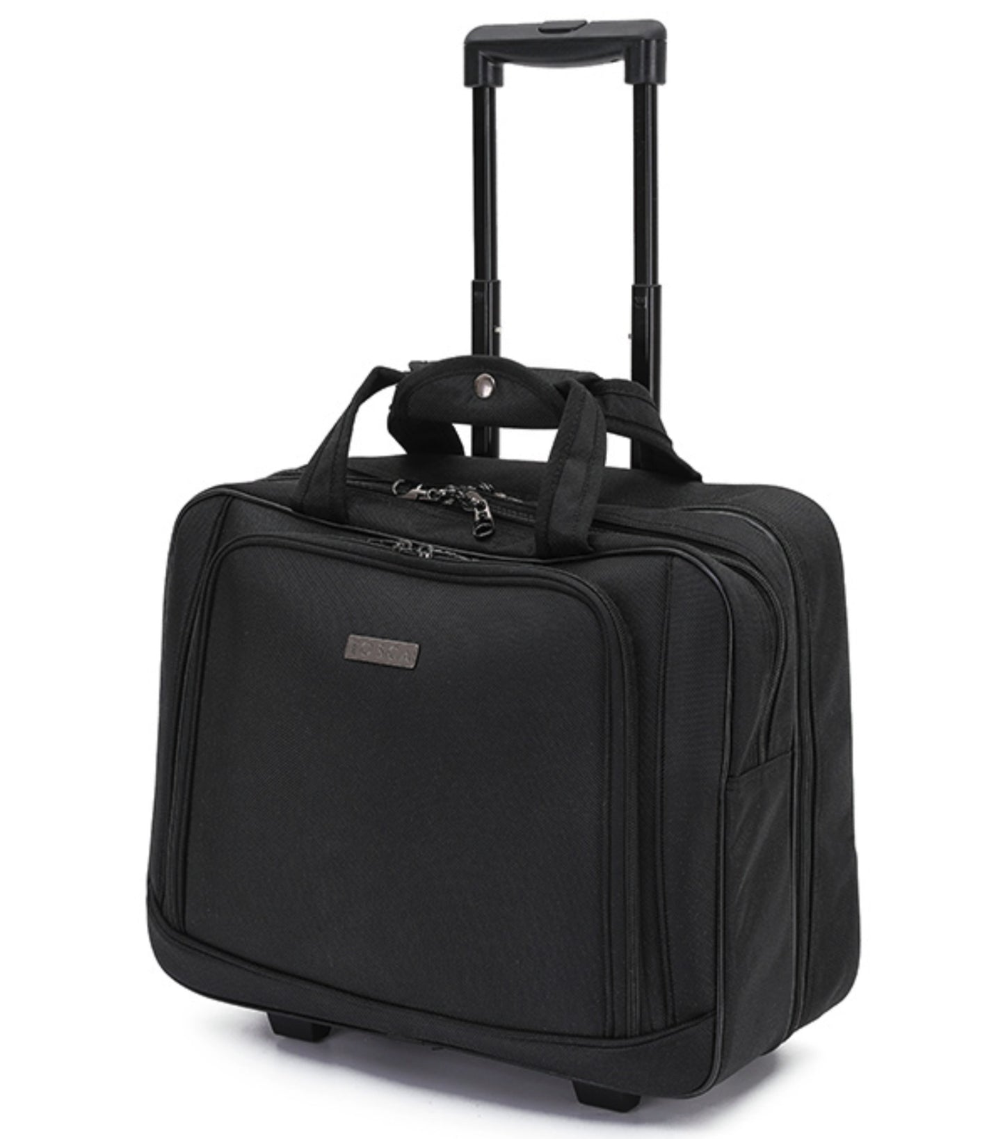 Tosca Delux 15.4" Laptop Business Trolley Bag - Black