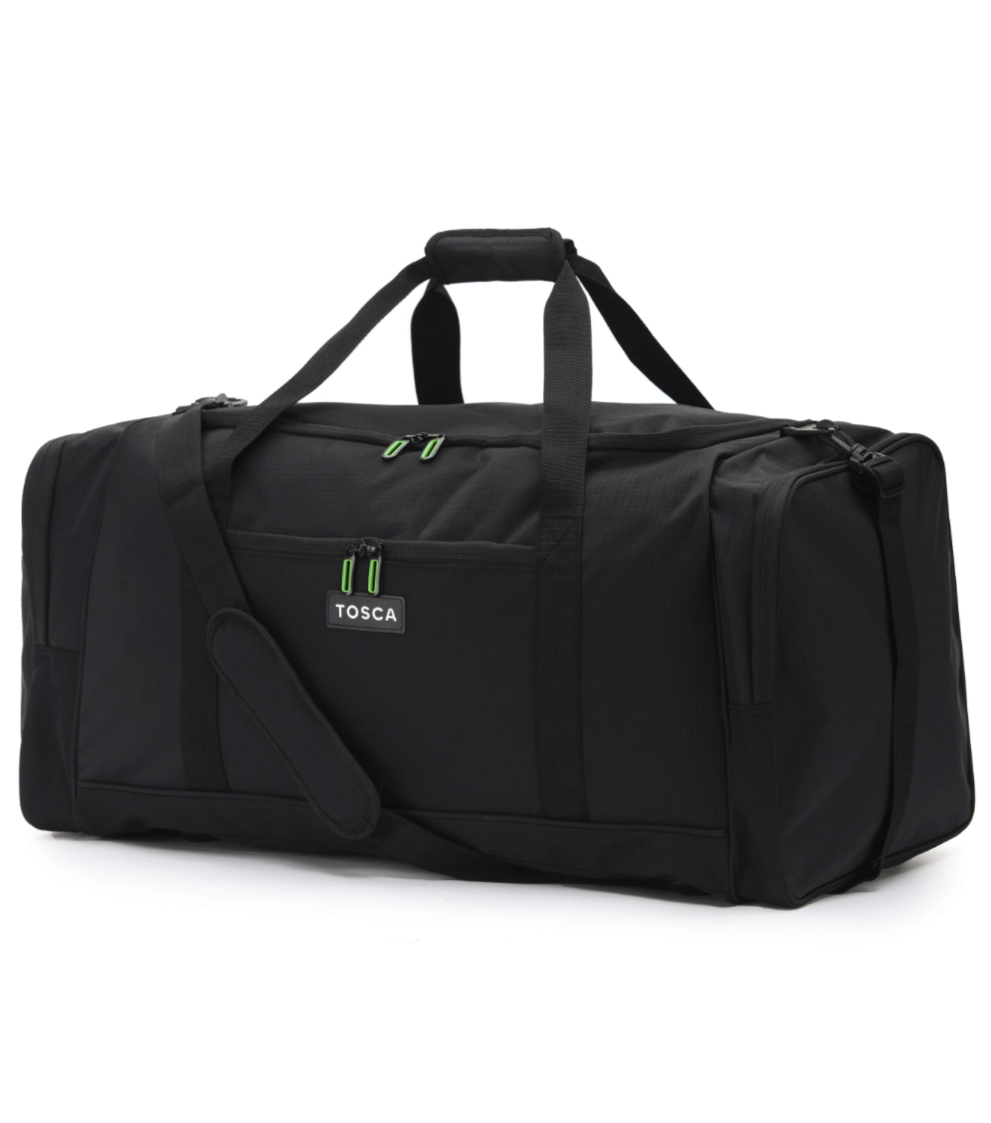 Tosca 70 cm Sports Duffle Bag - Black / Lime