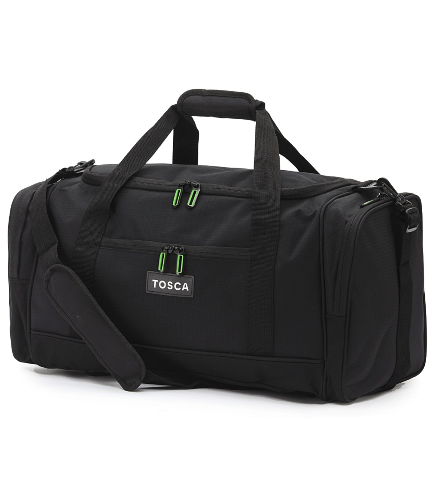 Tosca 53 cm Sports Duffle Bag - Black / Lime