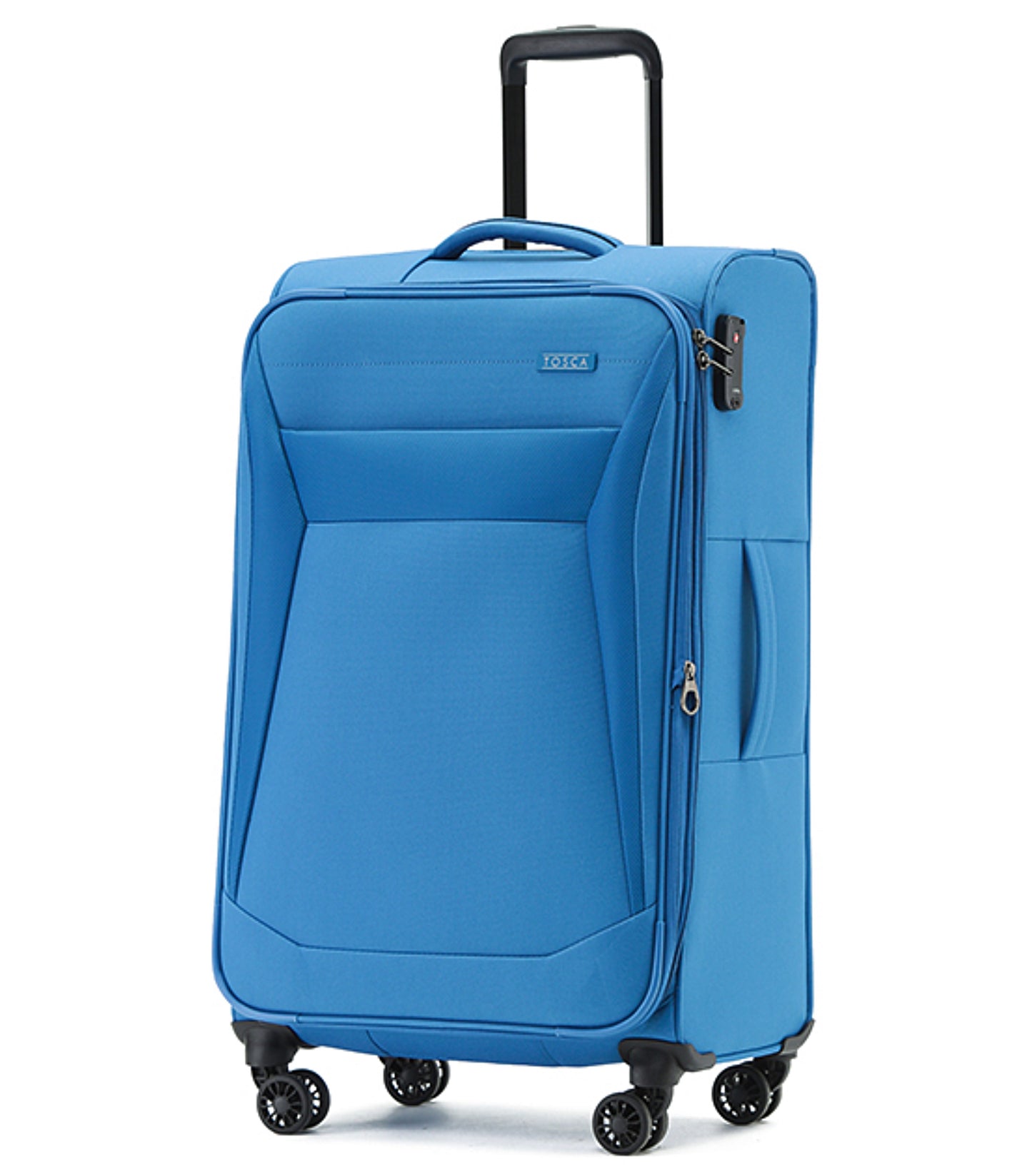 Feather light styled soft trolly case