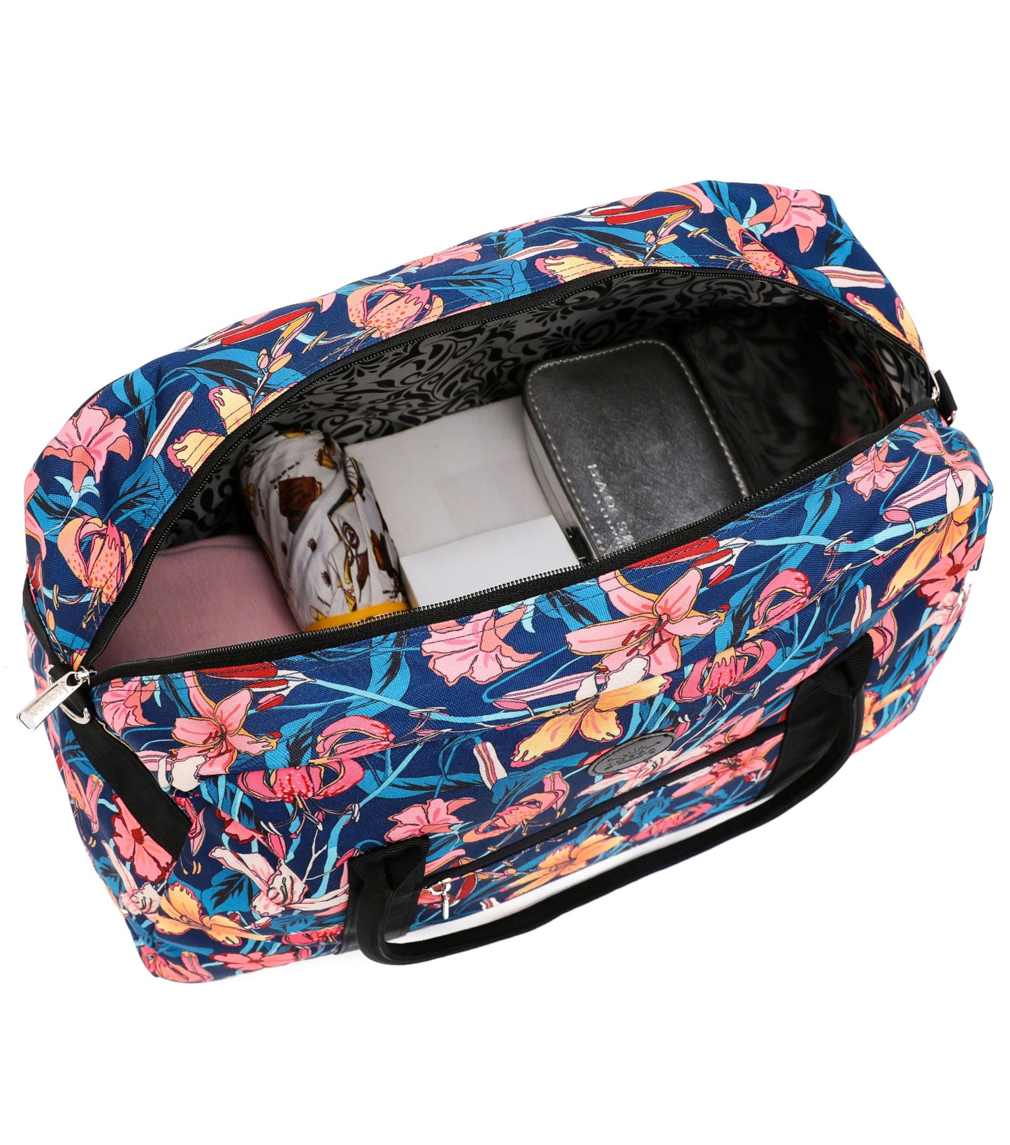 Multi compartment tote bag