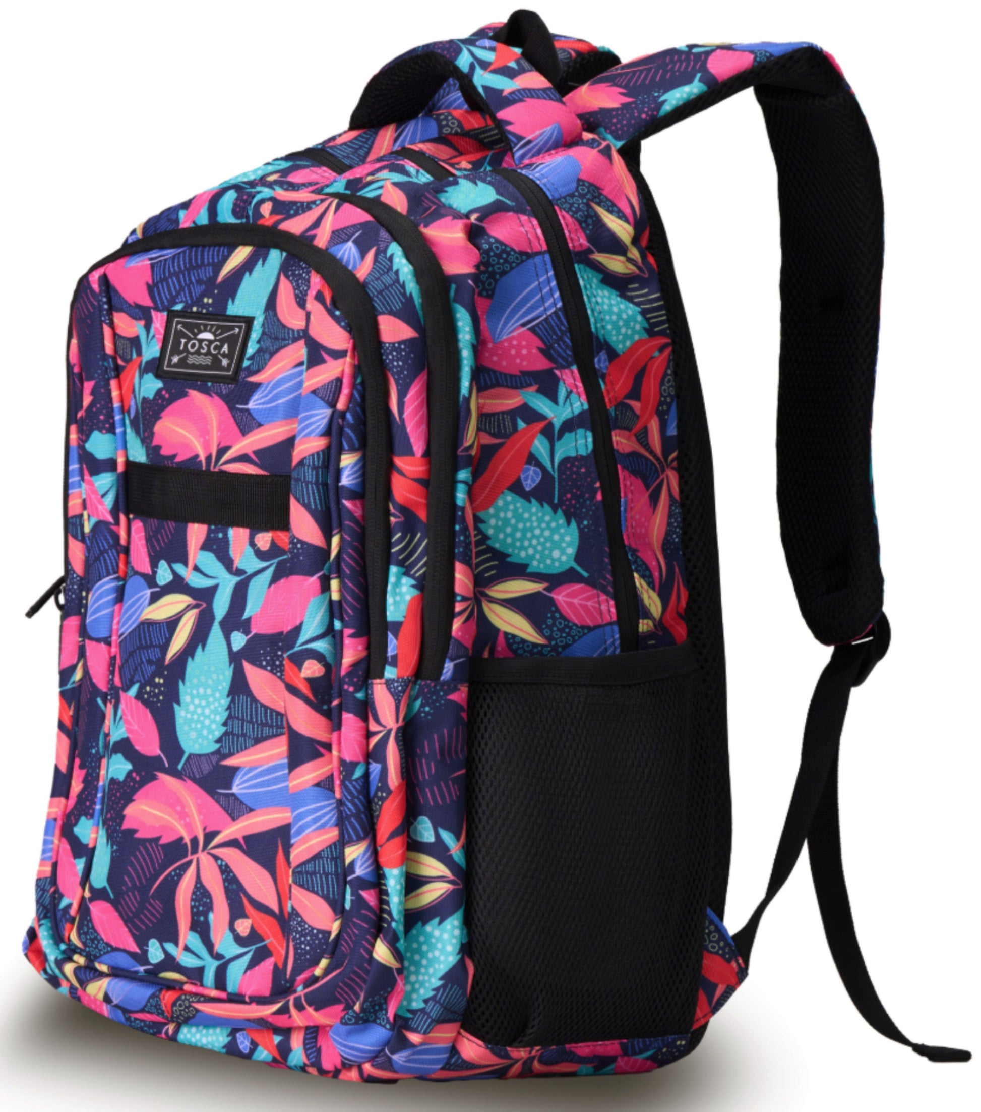 Tosca Laptop Backpack 35L - Black Tropical