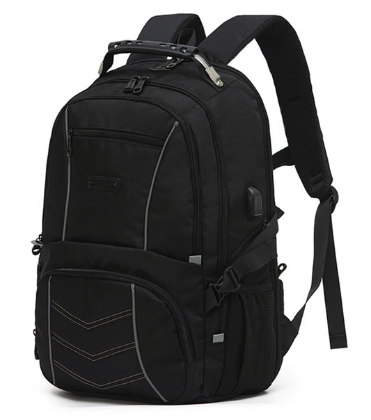 Tosca Deluxe 15.4" Laptop Backpack - Black