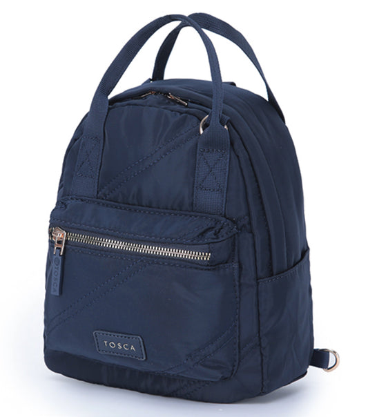 Tosca Harlow Mini Utility Bag - Navy Stitch