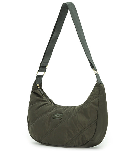 Tosca Harlow Hobo Bag - Khaki Stitch