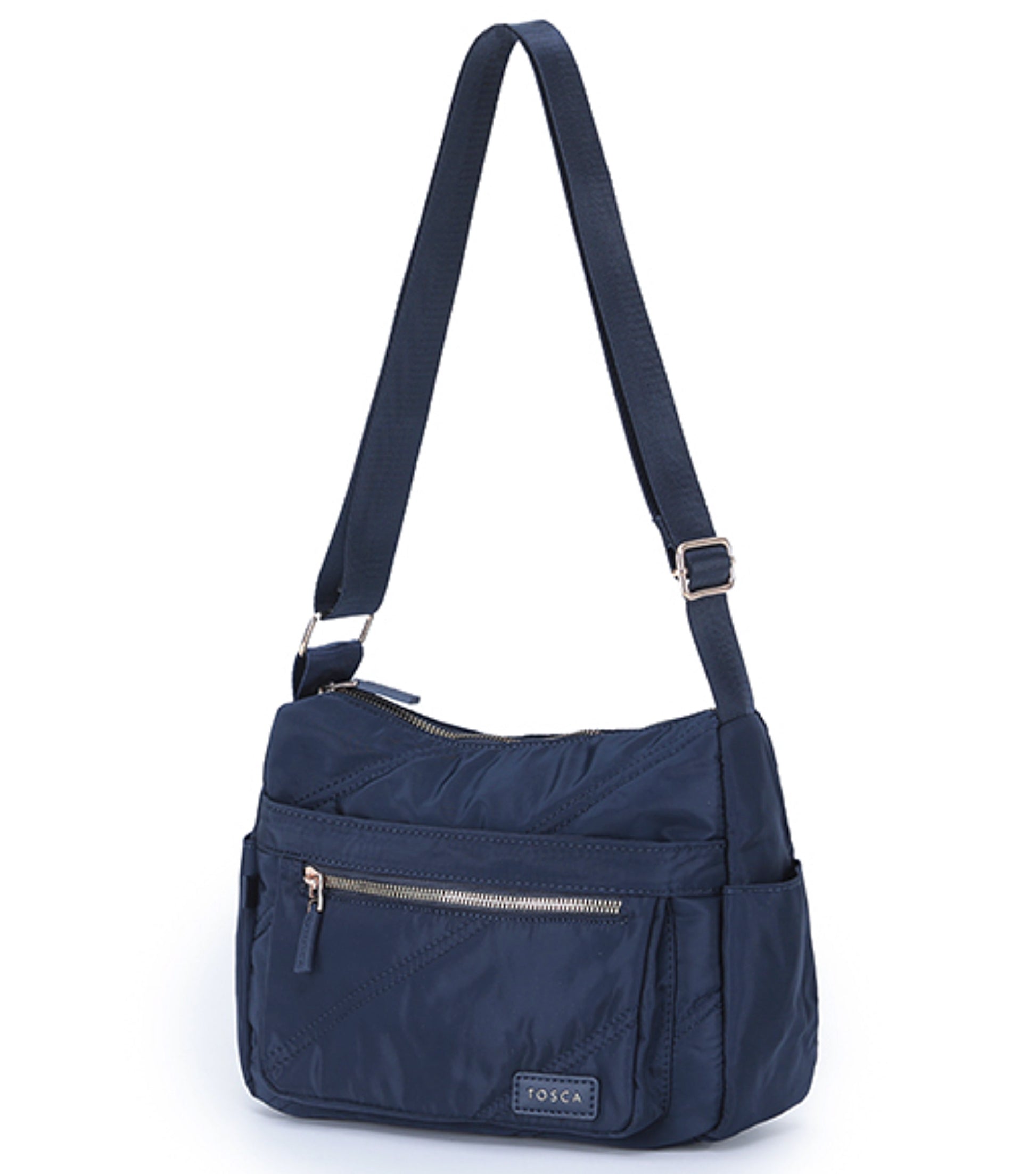 Tosca Harlow Shoulder Bag - Navy Stitch