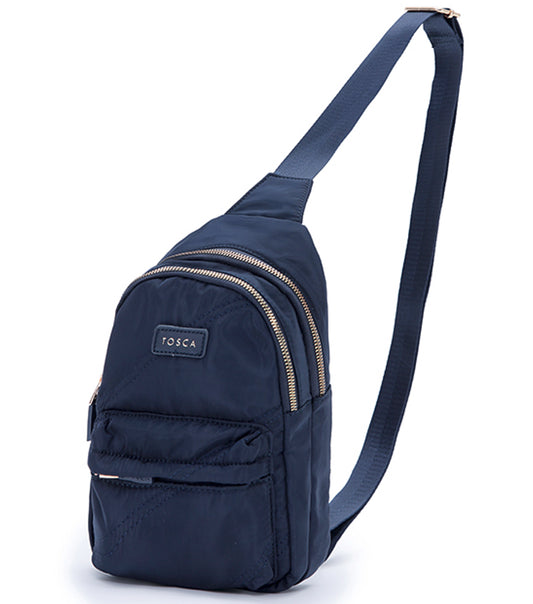 Tosca Harlow Slinger Bag - Navy Stitch