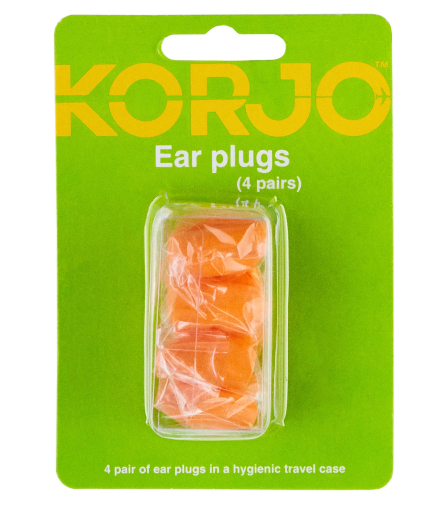 Korjo Ear Plugs : 4 Pair Pack