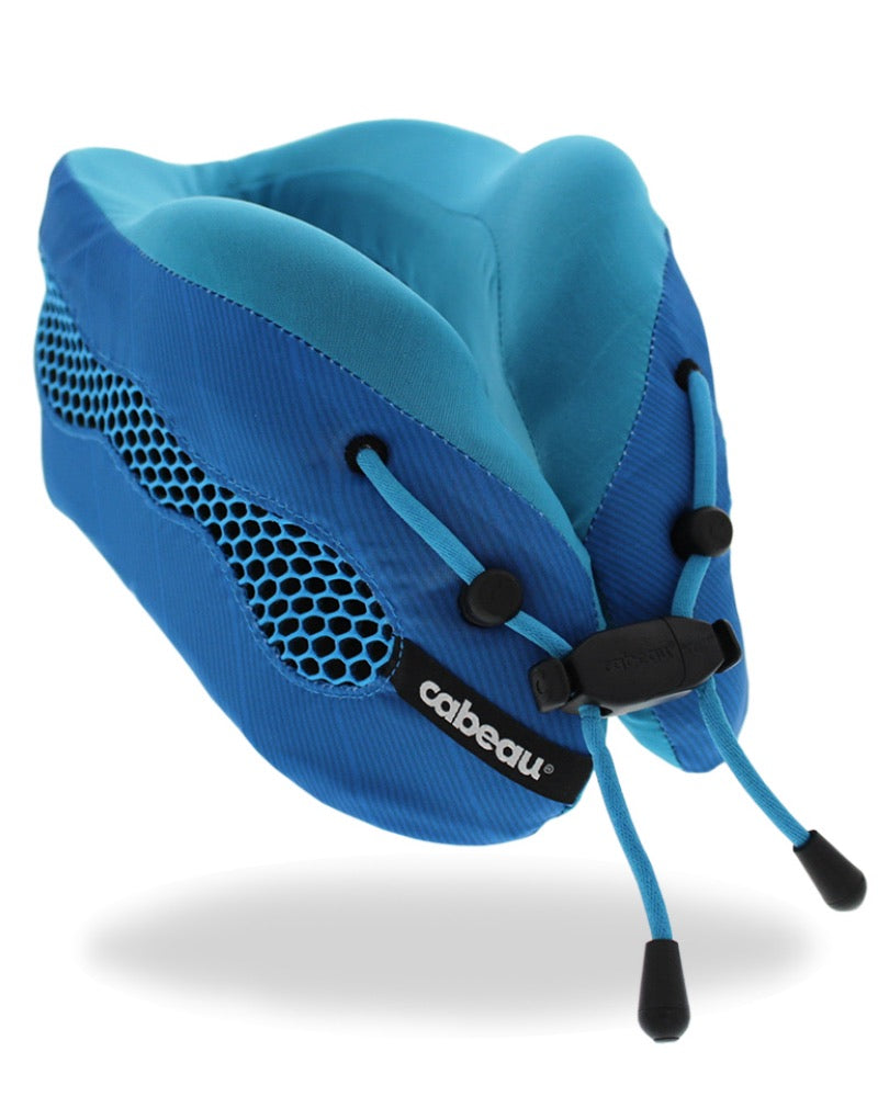 Cabeau Evolution Cool Memory Foam Travel Pillow - Blue