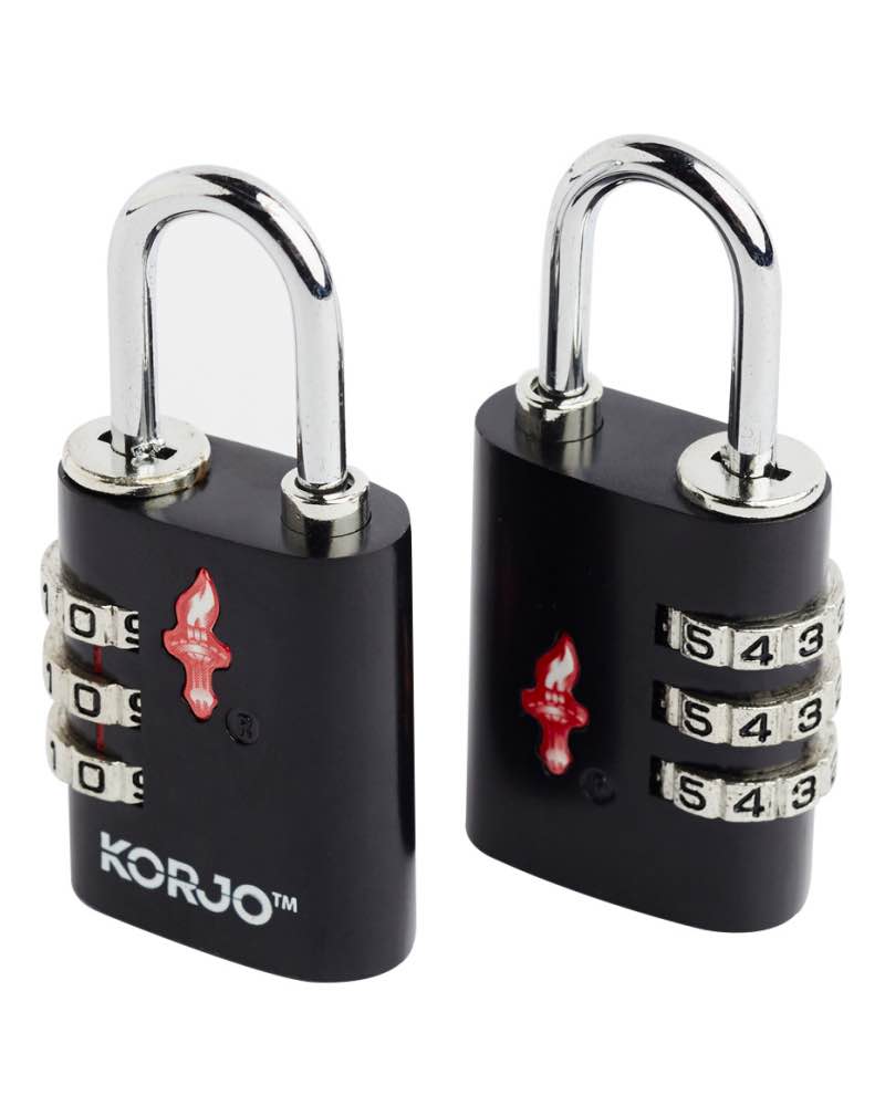 TSA Combination Lock - Duo Pack - Black