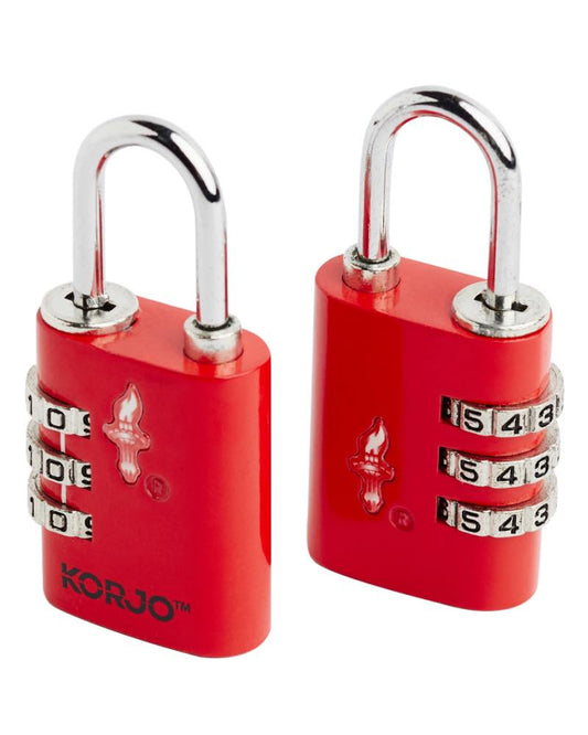 TSA Combination Lock - Duo Pack - Red