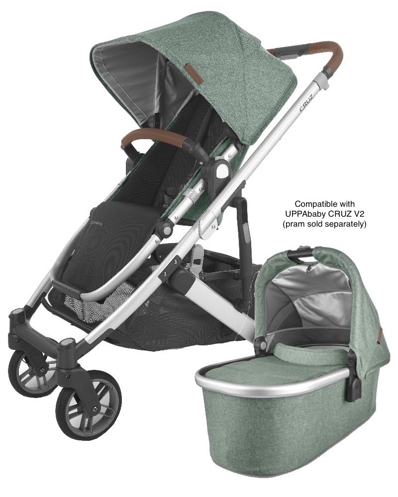 UPPAbaby CRUZ V2 - Bassinet/Carrycot Green Melange (Emmett)