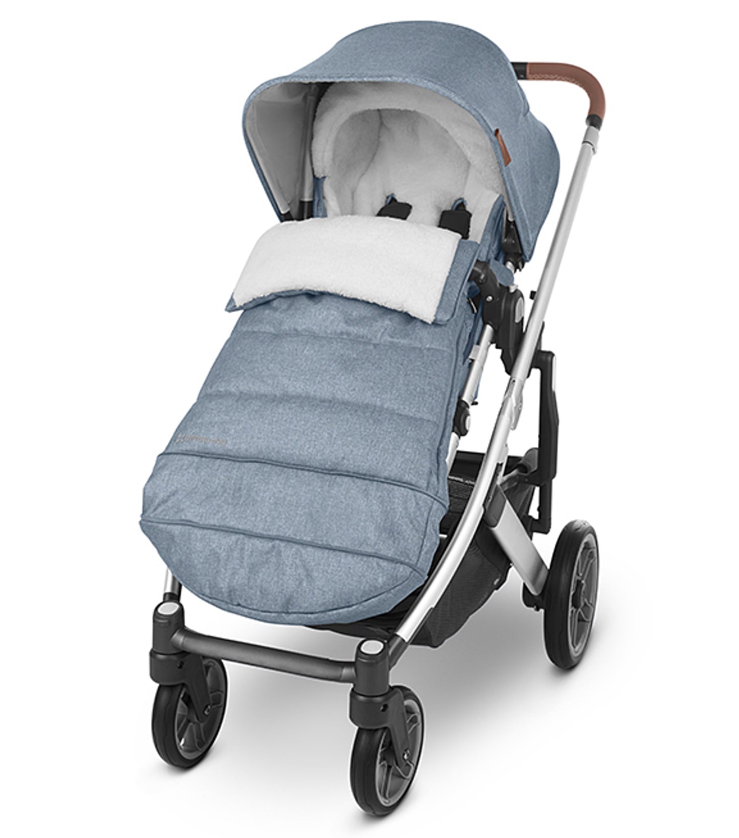  UPPAbaby Cozy Ganoosh Footmuff - Gregory (For use with Vista / Cruz / Minu Strollers)