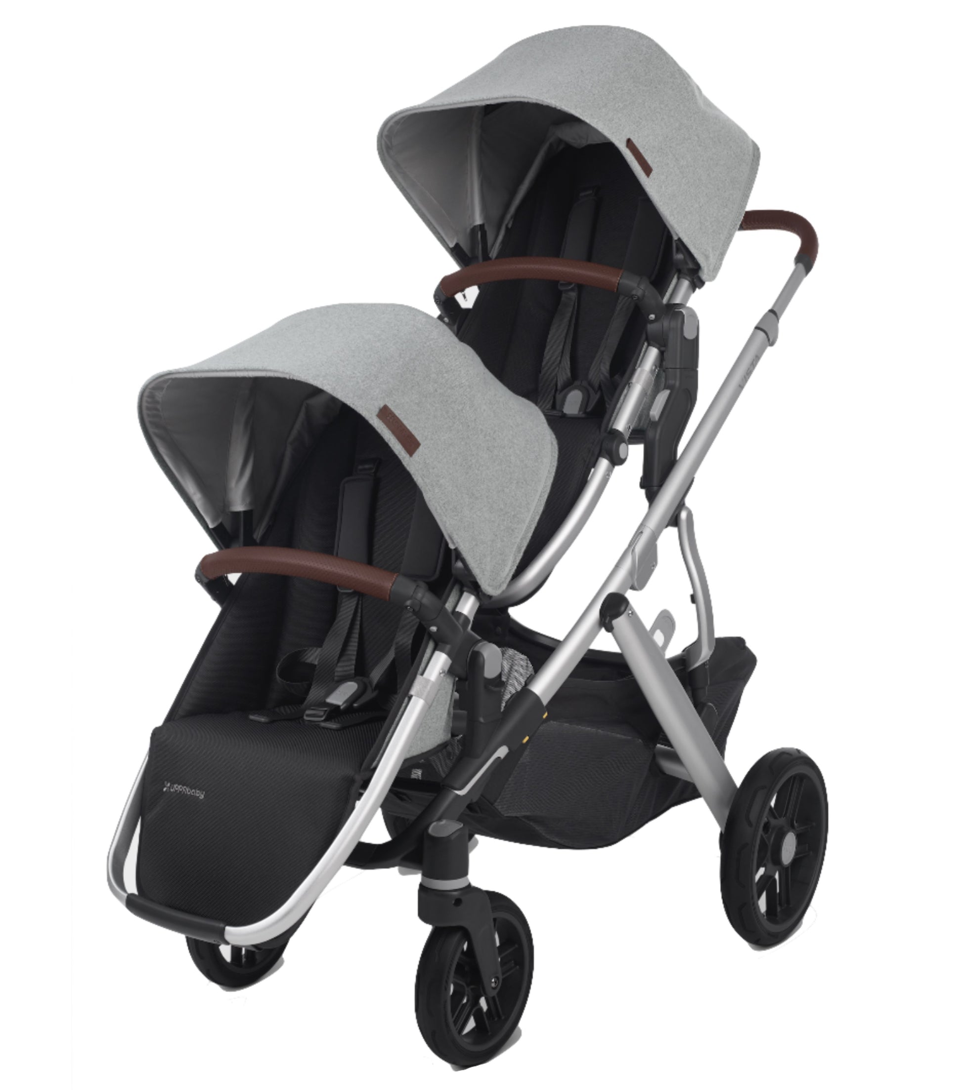 Quick, no-tools attachment to and removal from the VISTA stroller with included adapters